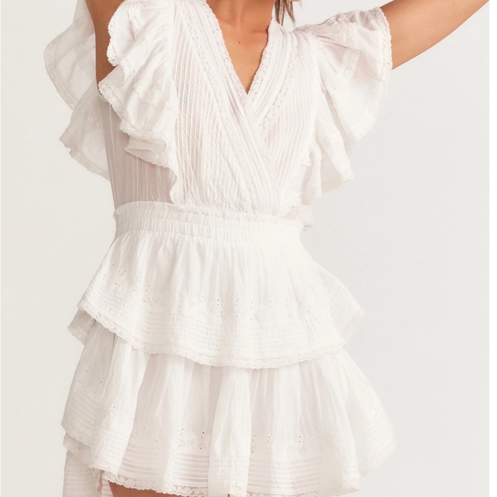 Loveshackfancy Gwen Mini Dress- petite